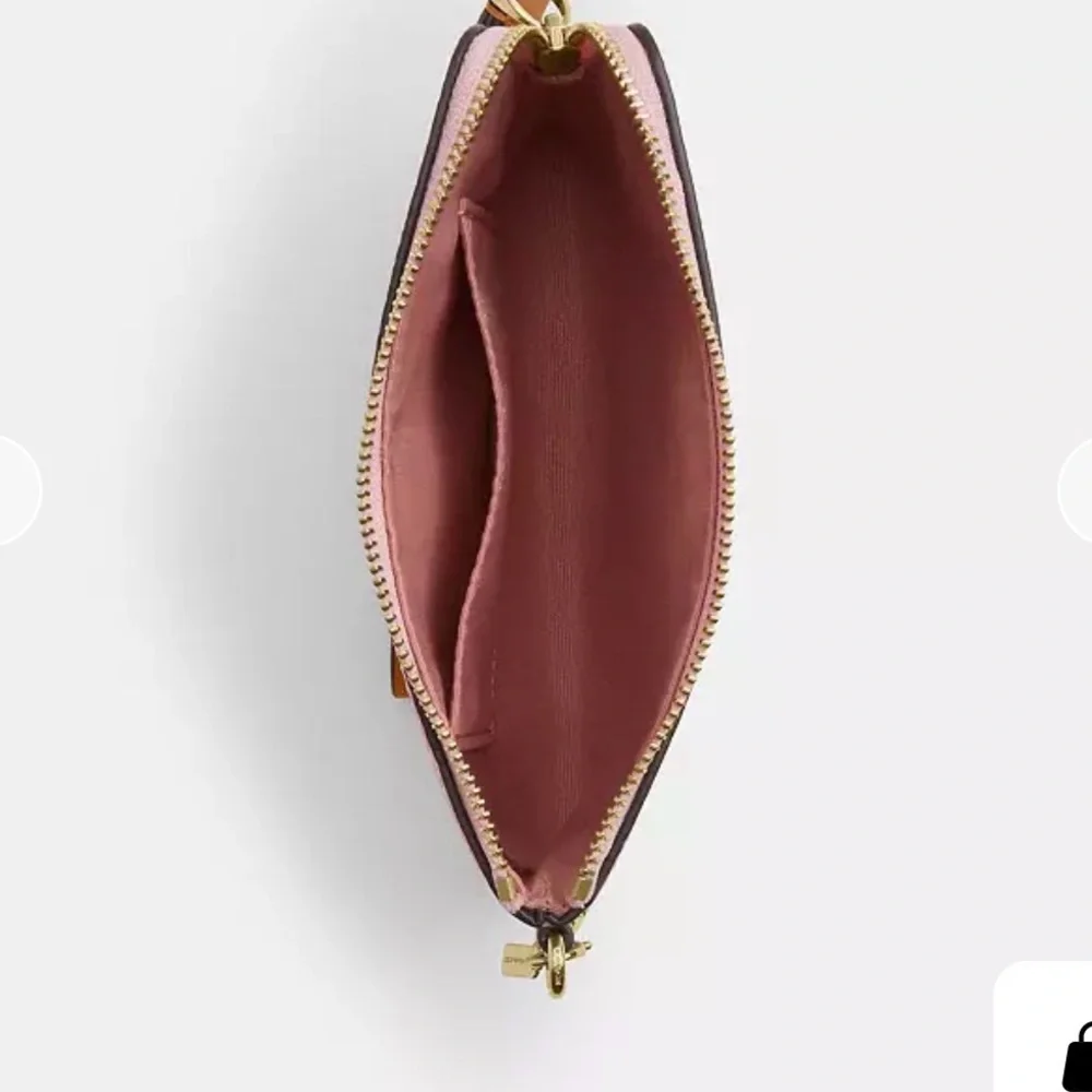 Coach Light Pink Signature Wristlet - Picture 7 of 9